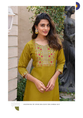 Elegant Maroon Cotton Kurti with Embroidered Neckline – Single Piece Top