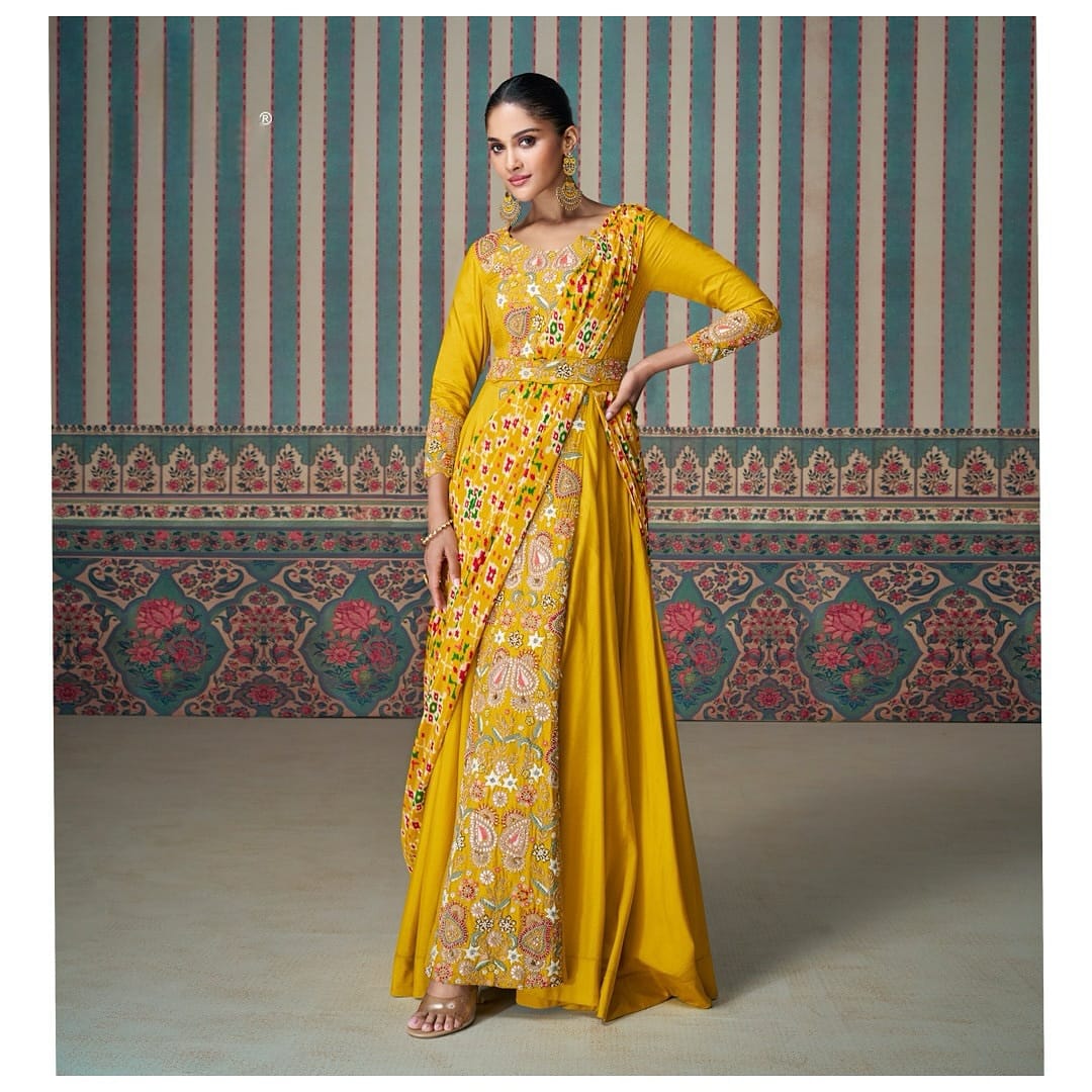 Regal Radiance – The Indo-Western Elegance